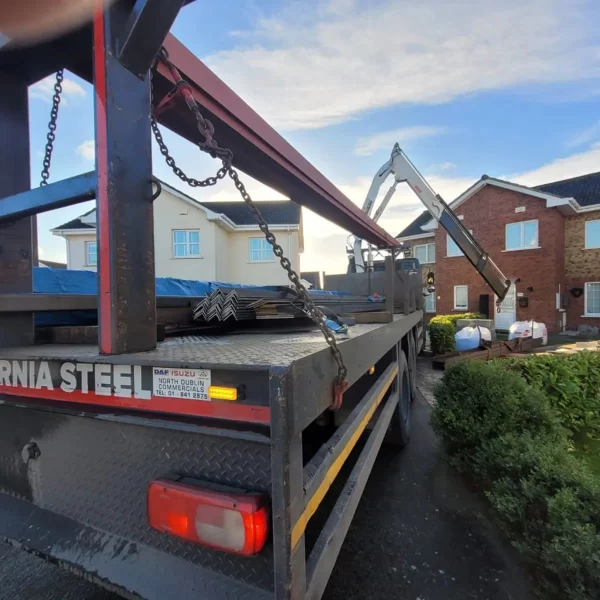 residential structural steel delivery